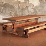 BEORN CHILDREN'S TRESTLE TABLE w/BENCHES
