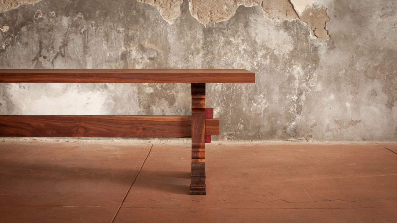 BEORN CHILDREN’S TRESTLE TABLE w/BENCHES TOKOLY WOODWORK